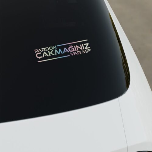 Pardon Çakmağınız Varmı Sticker