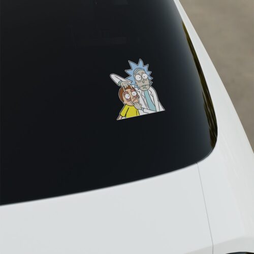 RickMorty Dijital Baskı Sticker