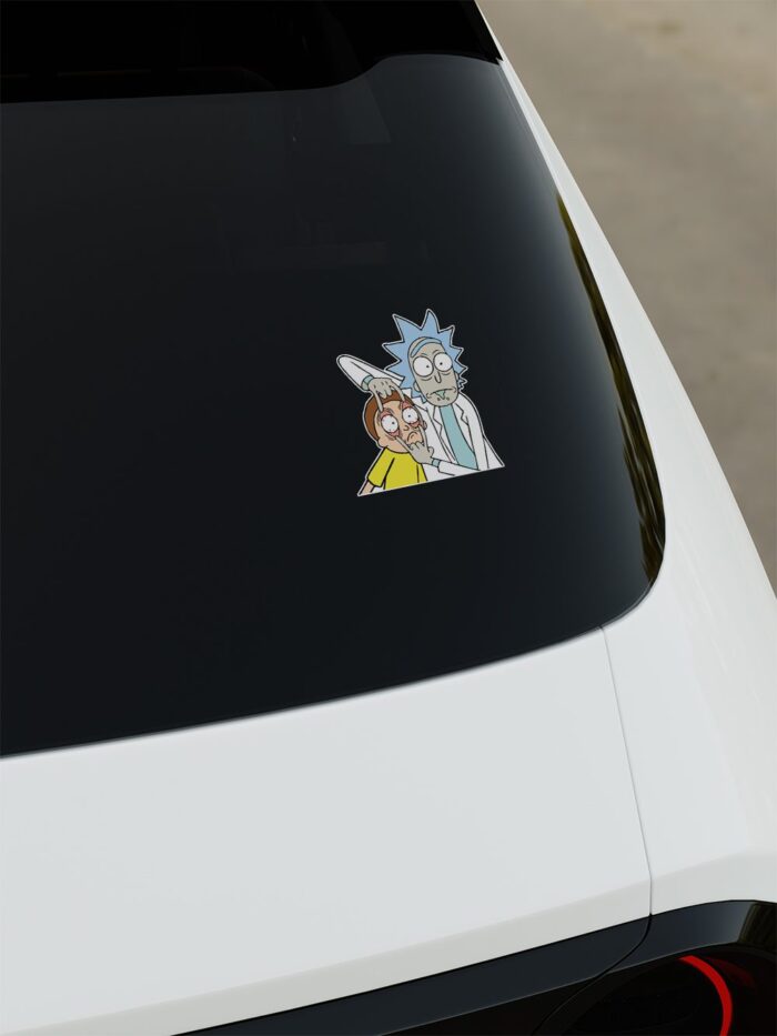 RickMorty Dijital Baskı Sticker