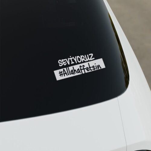 Seviyoruz Allah Affetsin Sticker