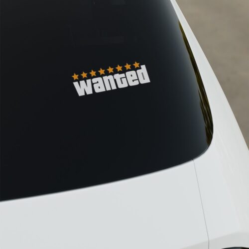 Wanted Dijital Baskı Sticker